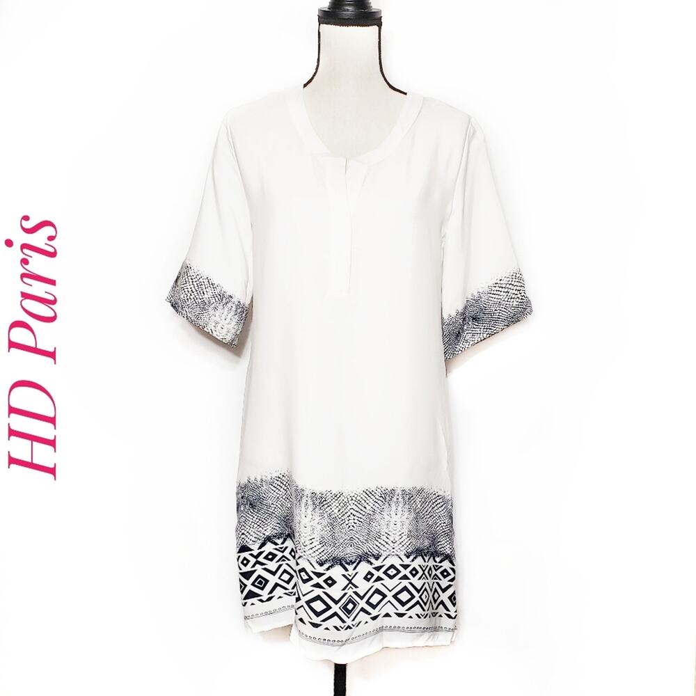 HD in Paris silk Teagan safari dress